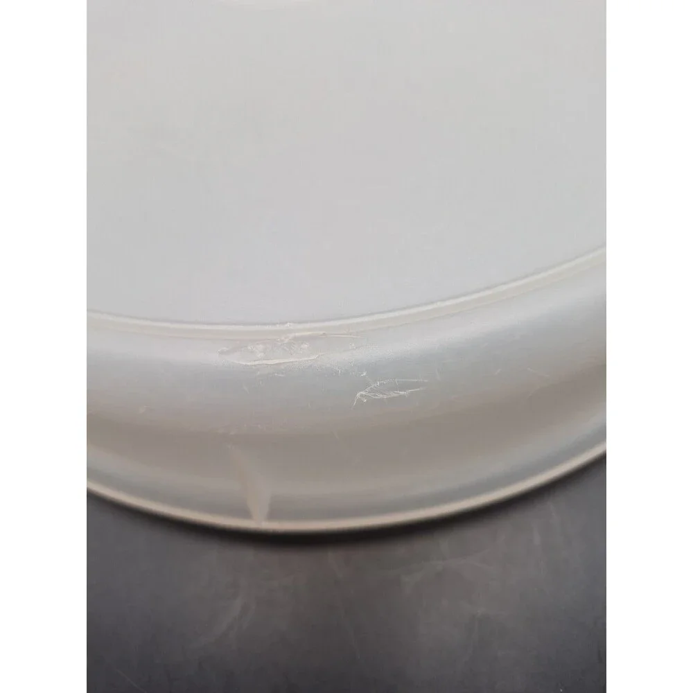 VTG Clear White Tupperware 12